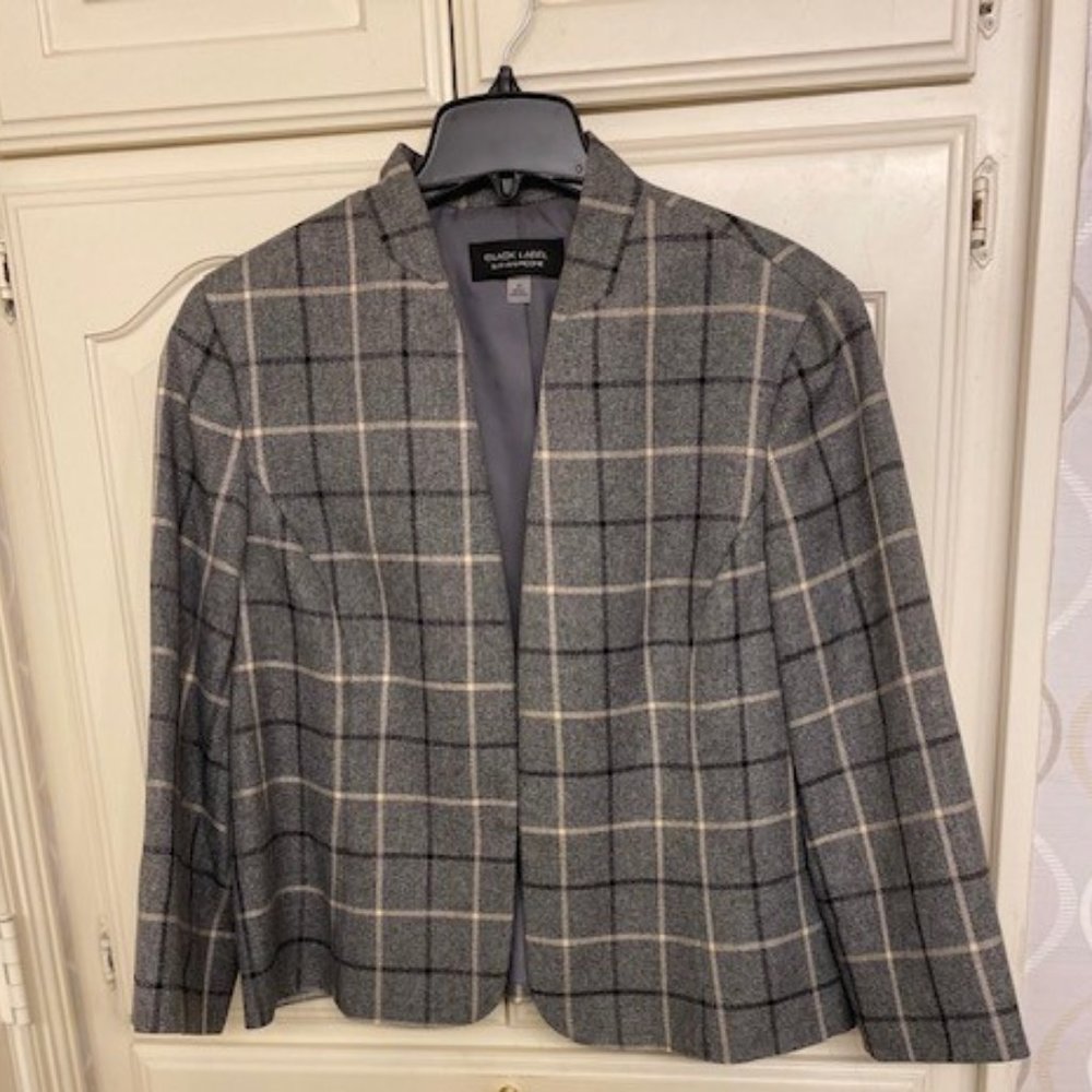 Plaid Gray Jacket - image 1
